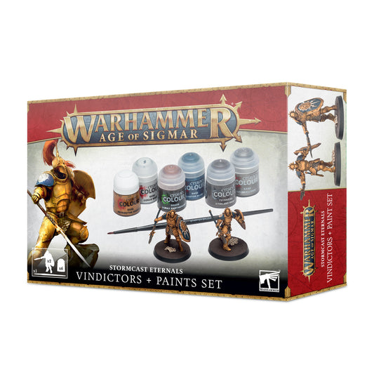 STORMCAST ETERNALS VINDICTORS + PAINT SET