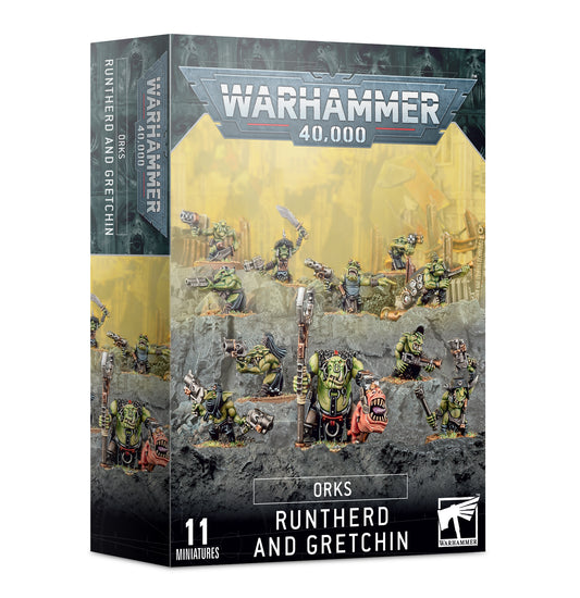 ORKS RUNTHERD AND GRETCHIN