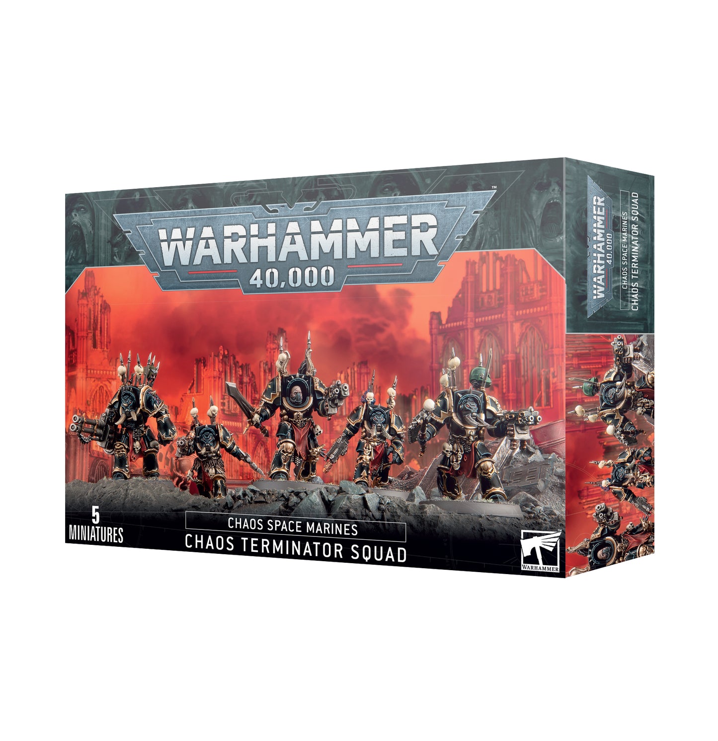 CHAOS SPACE MARINES  CHAOS TERMINATOR SQUAD