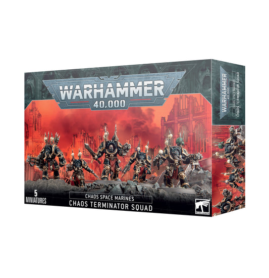 CHAOS SPACE MARINES  CHAOS TERMINATOR SQUAD